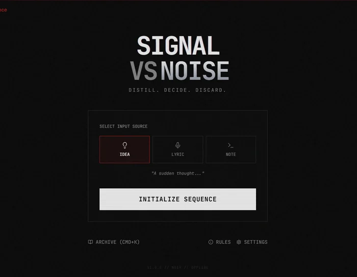 Signal vs Noise